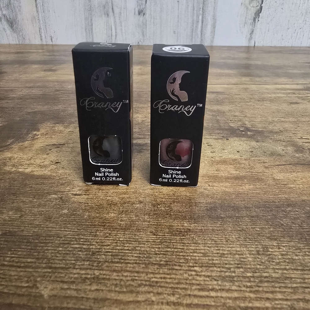 Grane Shine Nail Polish Set - Black and Red